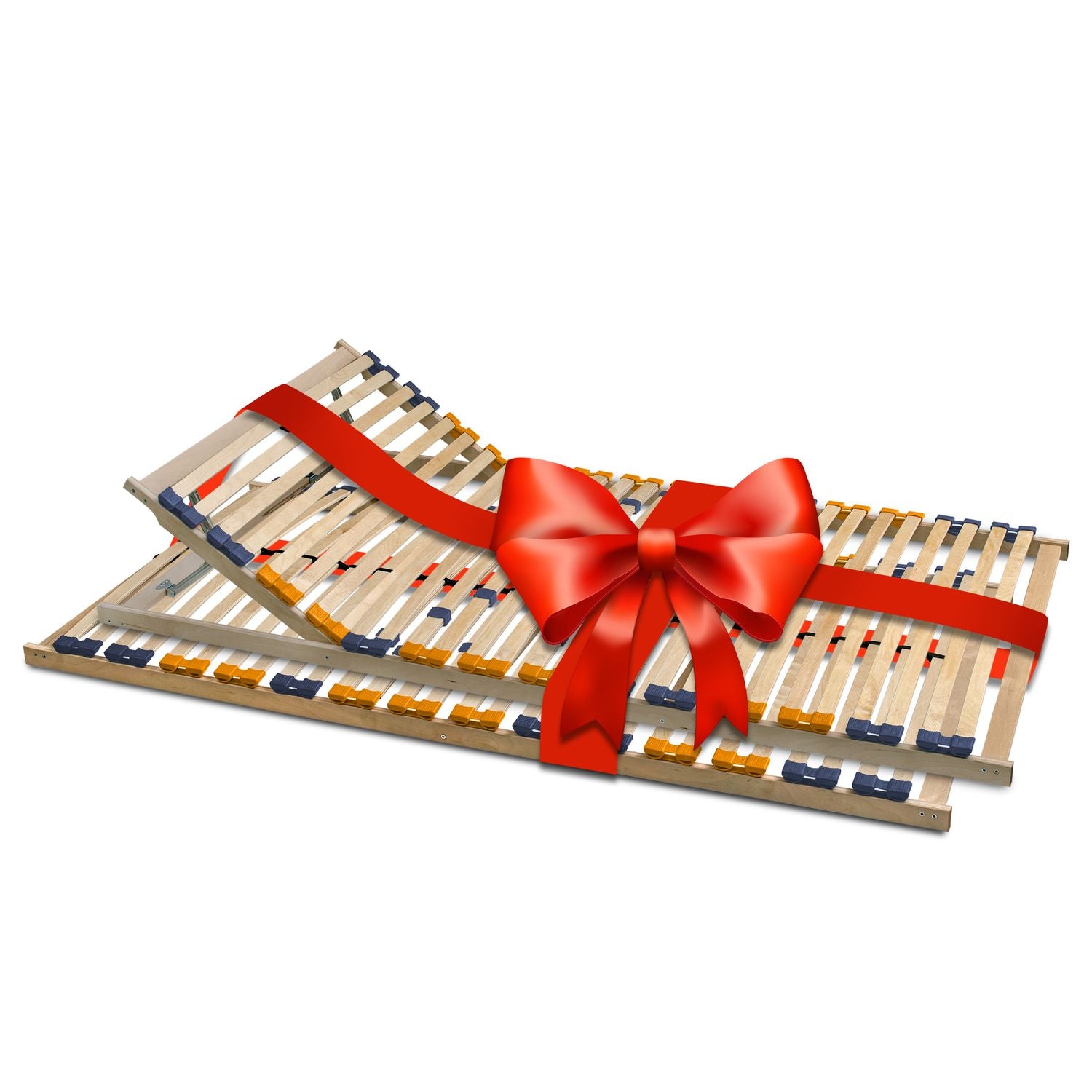 Coemo 2er Set Lattenrost für Partner "MULTIRA" 7 Zonen 28 Leisten Härtegrad verstellbar