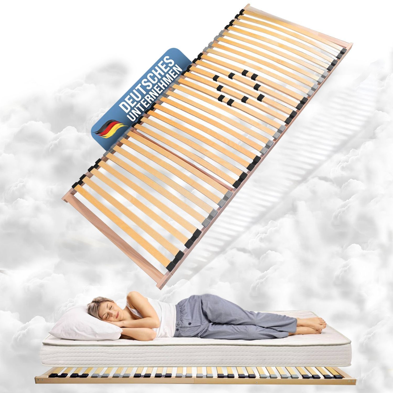 Coemo BASIC NV Lattenrost starr - nicht verstellbar Härtegrad - 7-Zonen