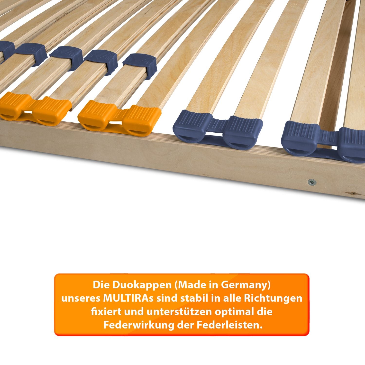 Coemo 2er Set Lattenrost für Partner "MULTIRA" 7 Zonen 28 Leisten Härtegrad verstellbar