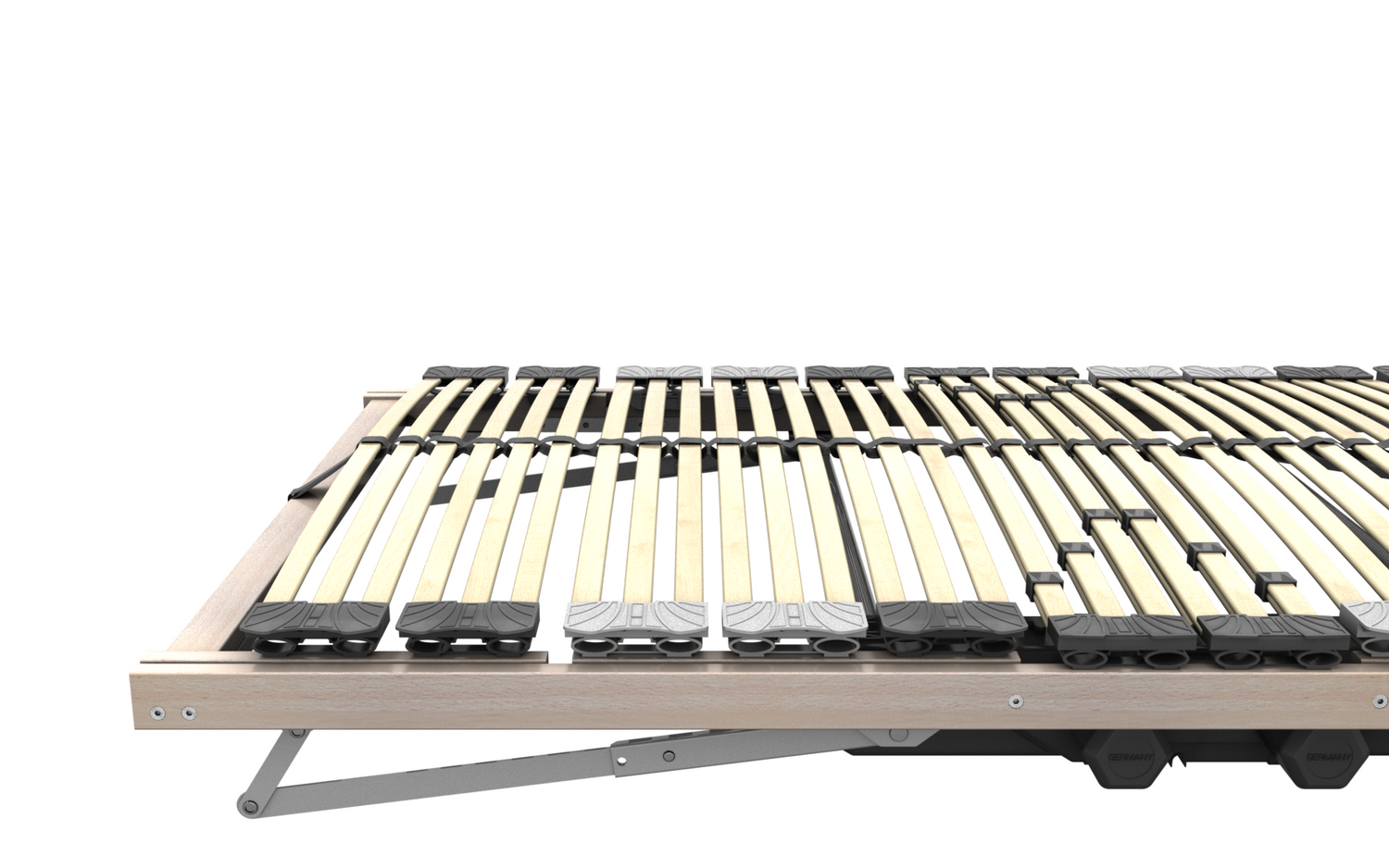 Coemo Lattenrost mit Motor ERGO Kopf- und Fußteil elektrisch verstellbar, 28 Latten, Bausatz 7 Zonen