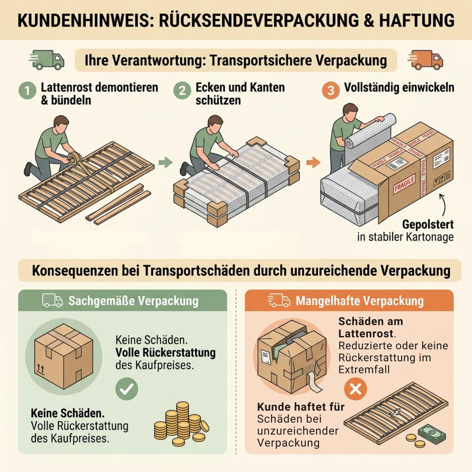 Abholung Spedition für Sperrgut
