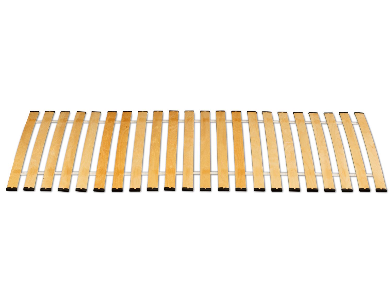 Coemo Premium Rolllattenrost aus Holz mit 22 Federleisten und Kappen