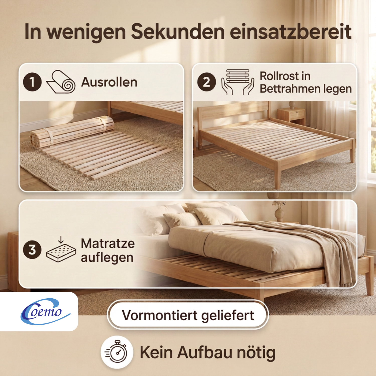 Coemo Rollrost 21 extrastabile Leisten