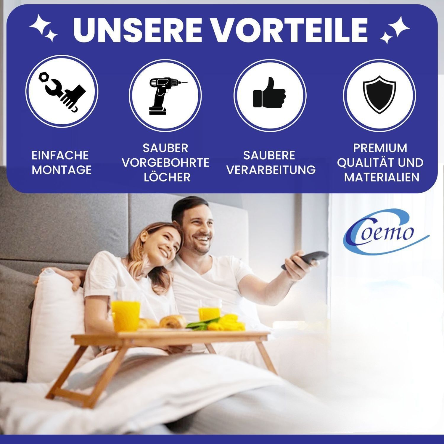 Coemo Lattenrost BASIC 80x220 cm Überlänge starr nicht verstellbar - 7 Zonen
