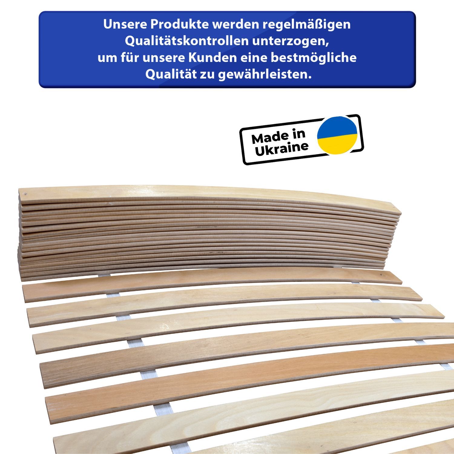 Coemo Premium Rollrost 26 Federleisten Lattenrost Rolllattenrost
